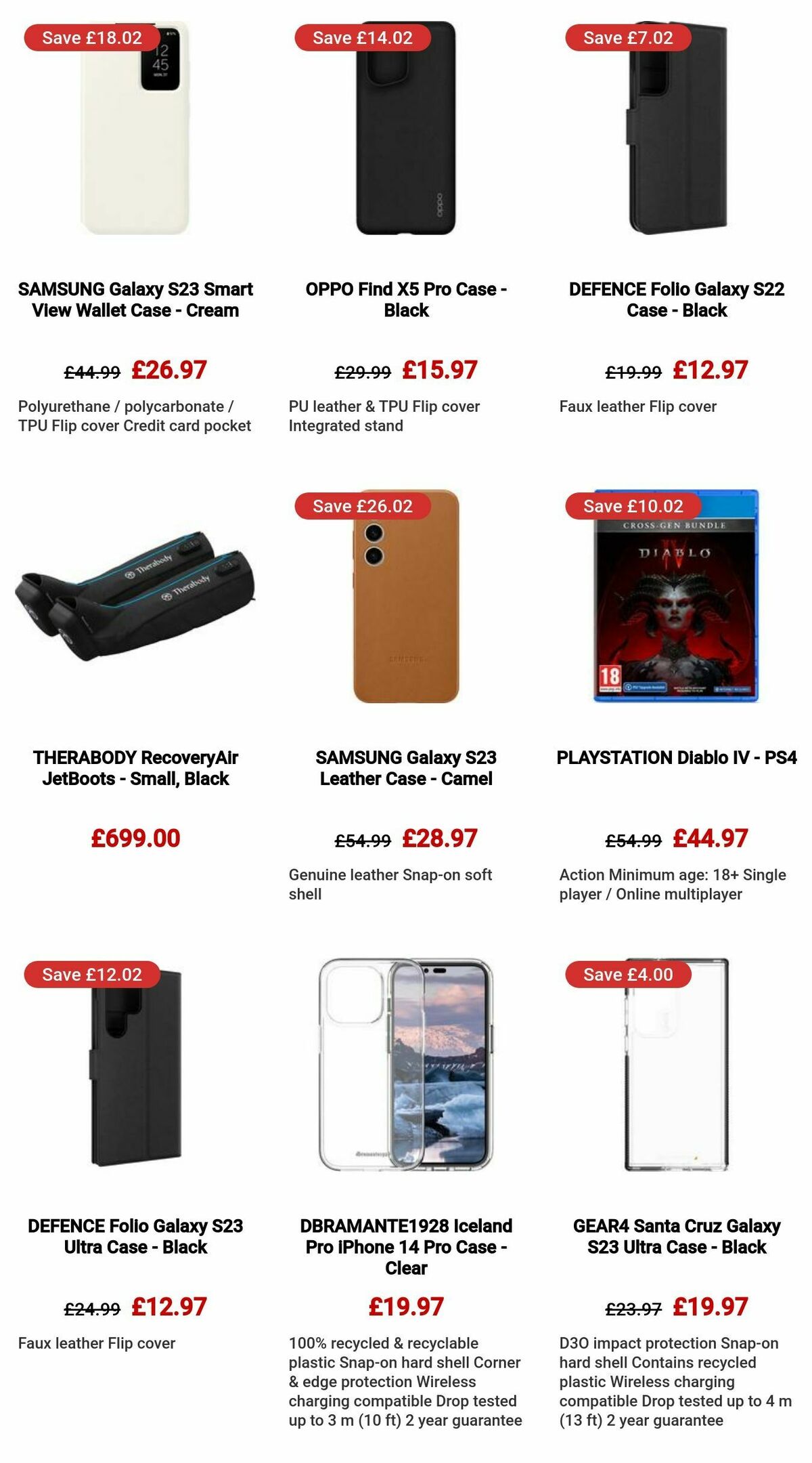 Currys Offers from 23 September