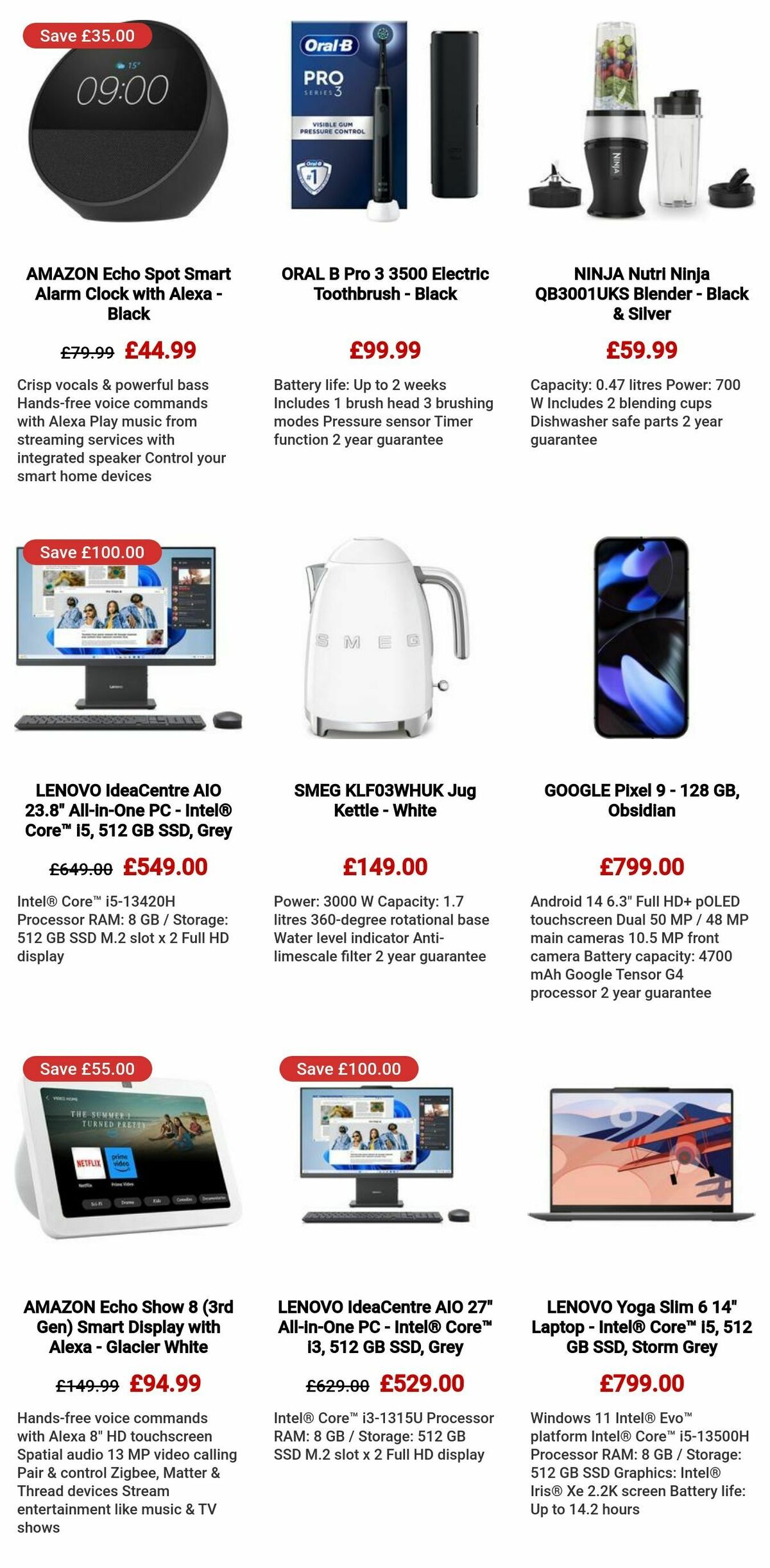 Currys Offers from 10 October