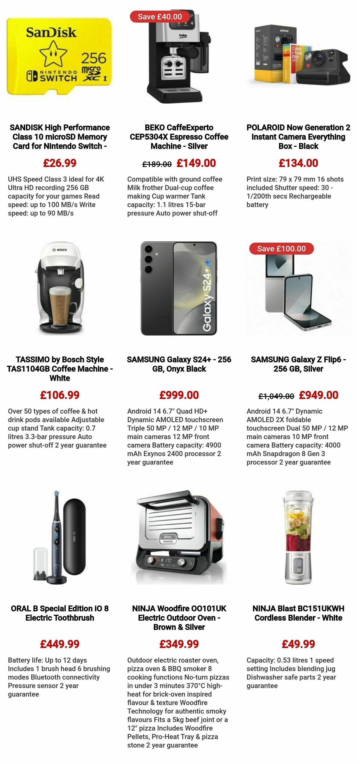 Currys Offers from 10 October