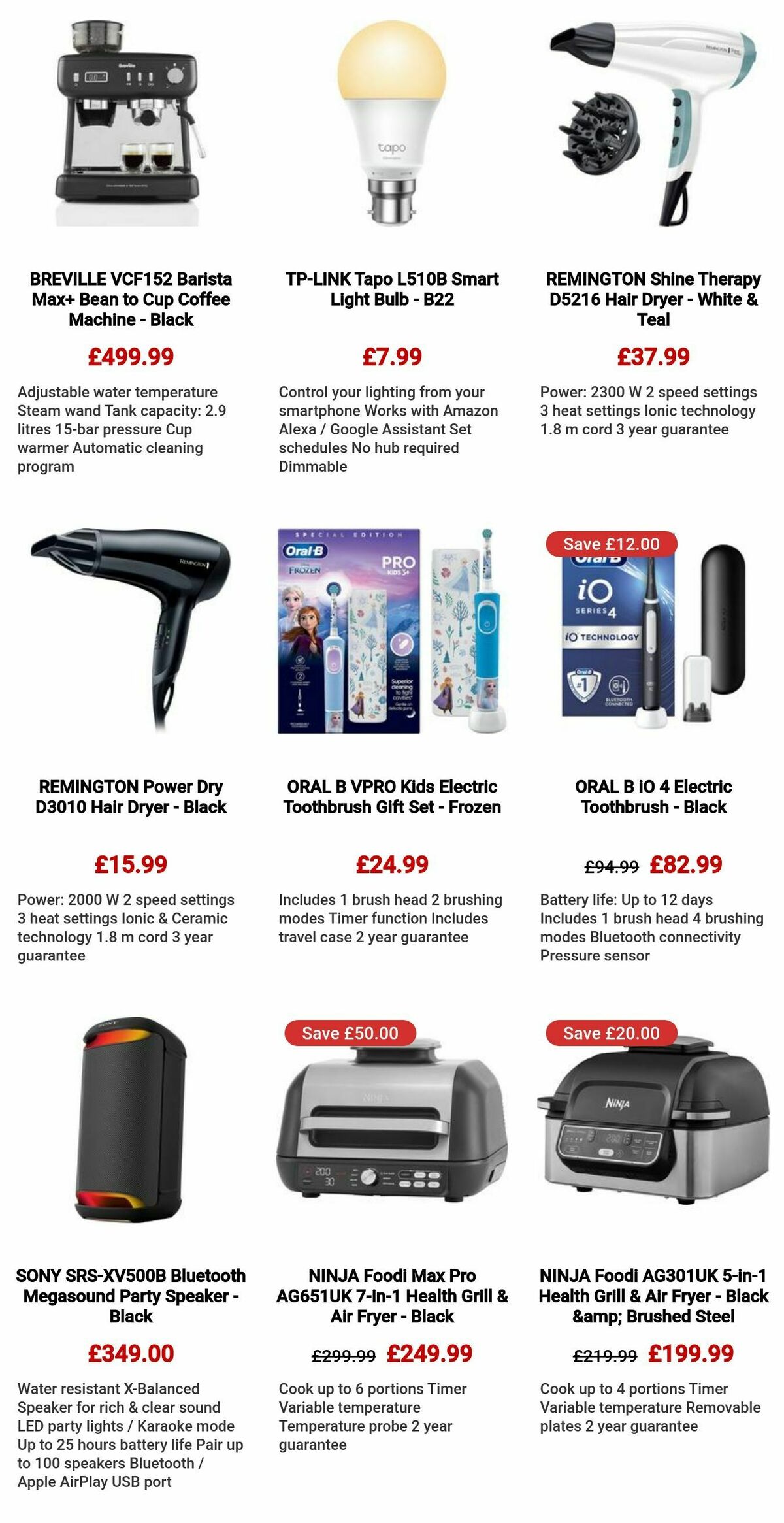 Currys Offers from 10 October