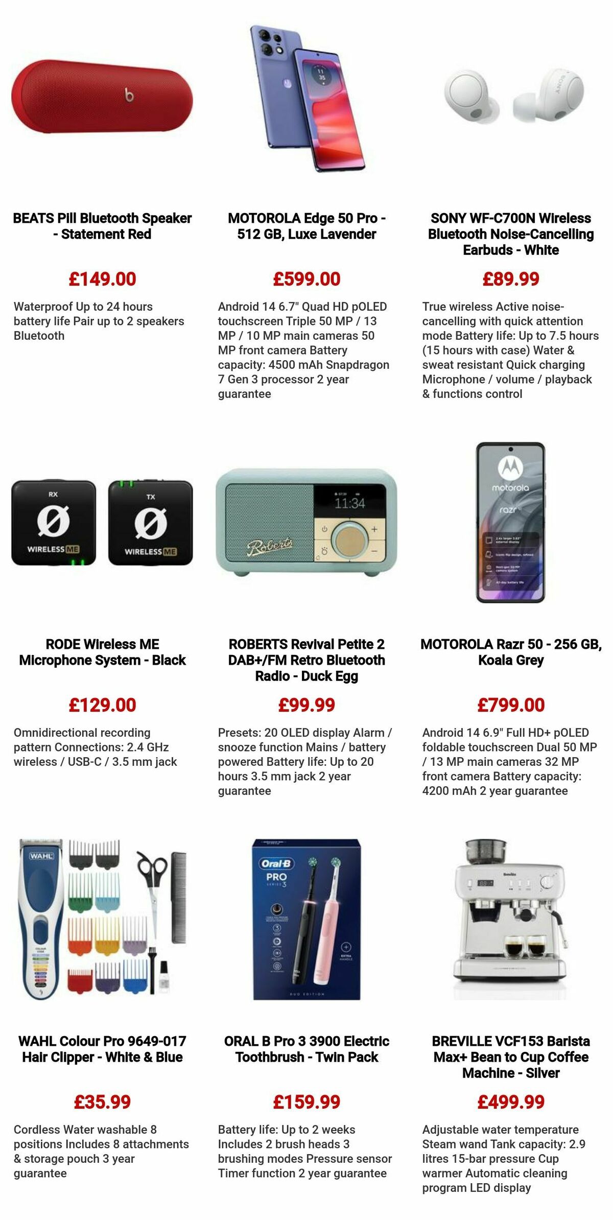 Currys Offers from 10 October