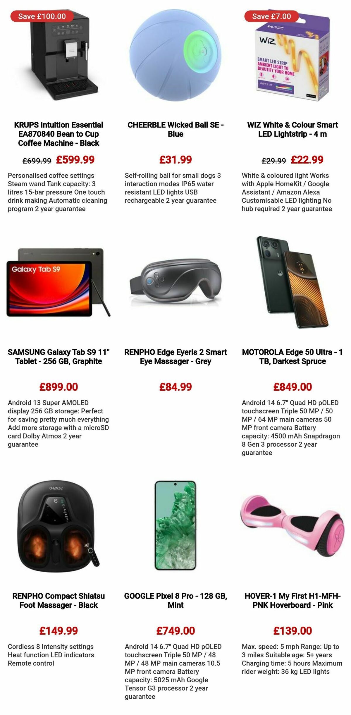 Currys Offers from 10 October