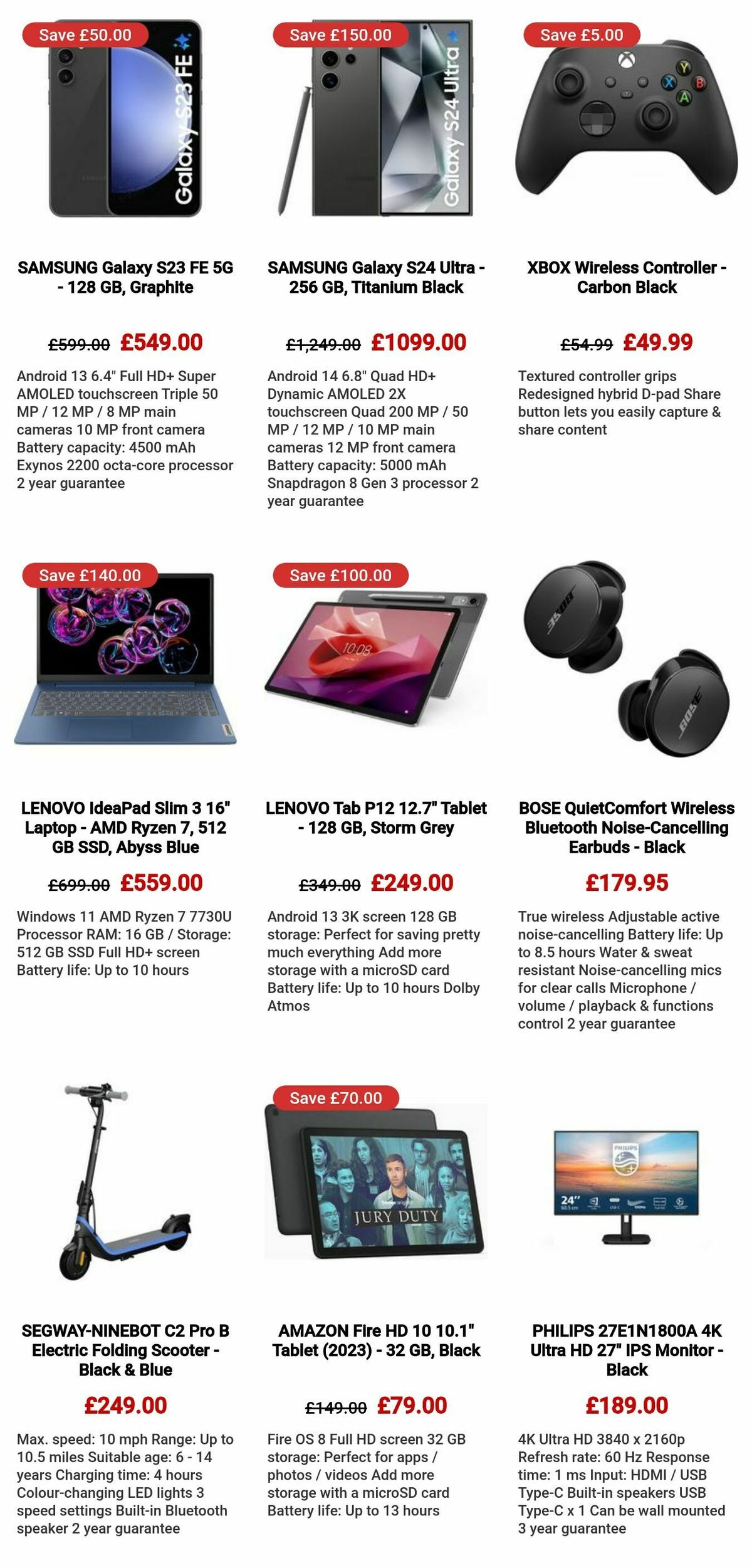 Currys Offers from 10 October