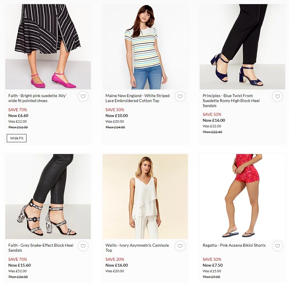 Debenhams Offers from 17 July