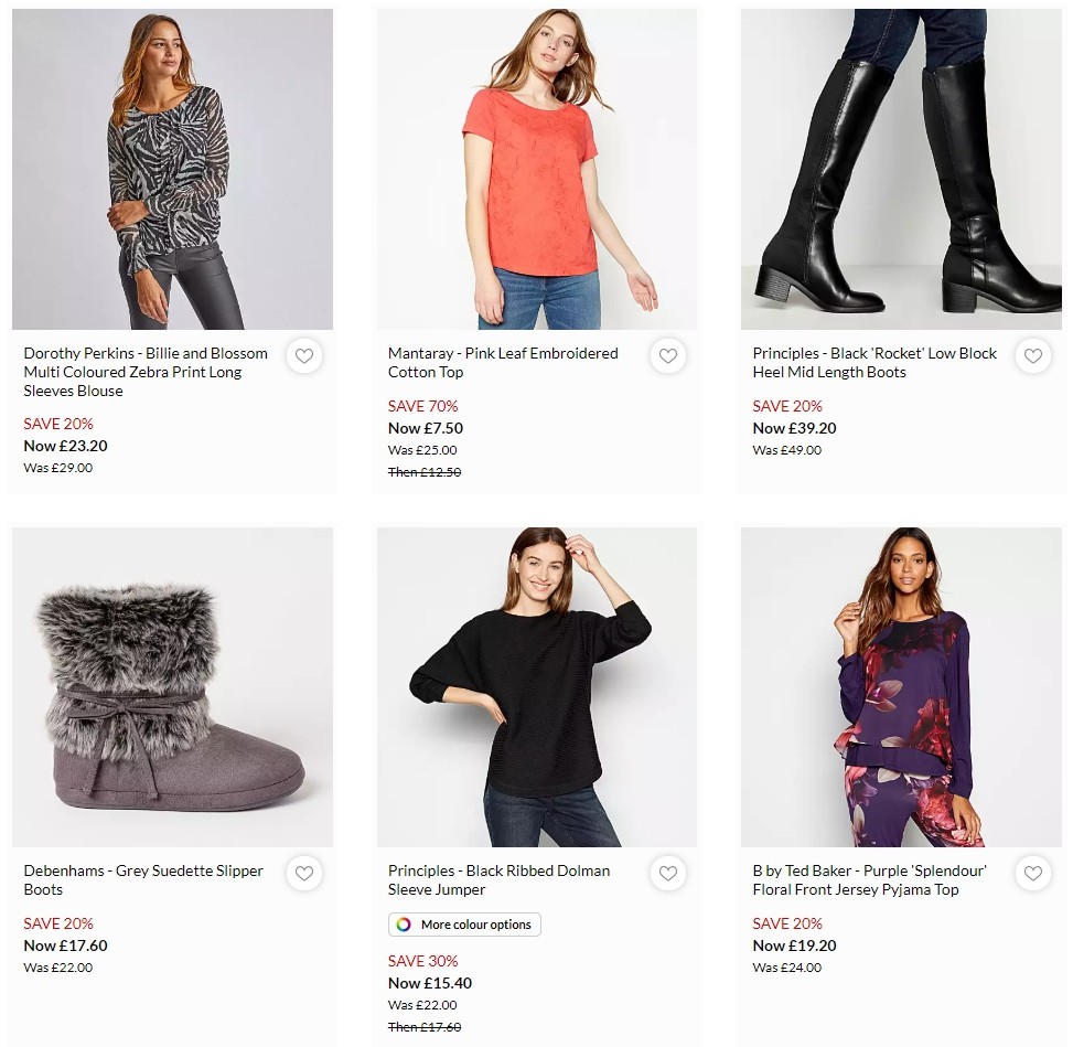 Debenhams Offers from 5 November