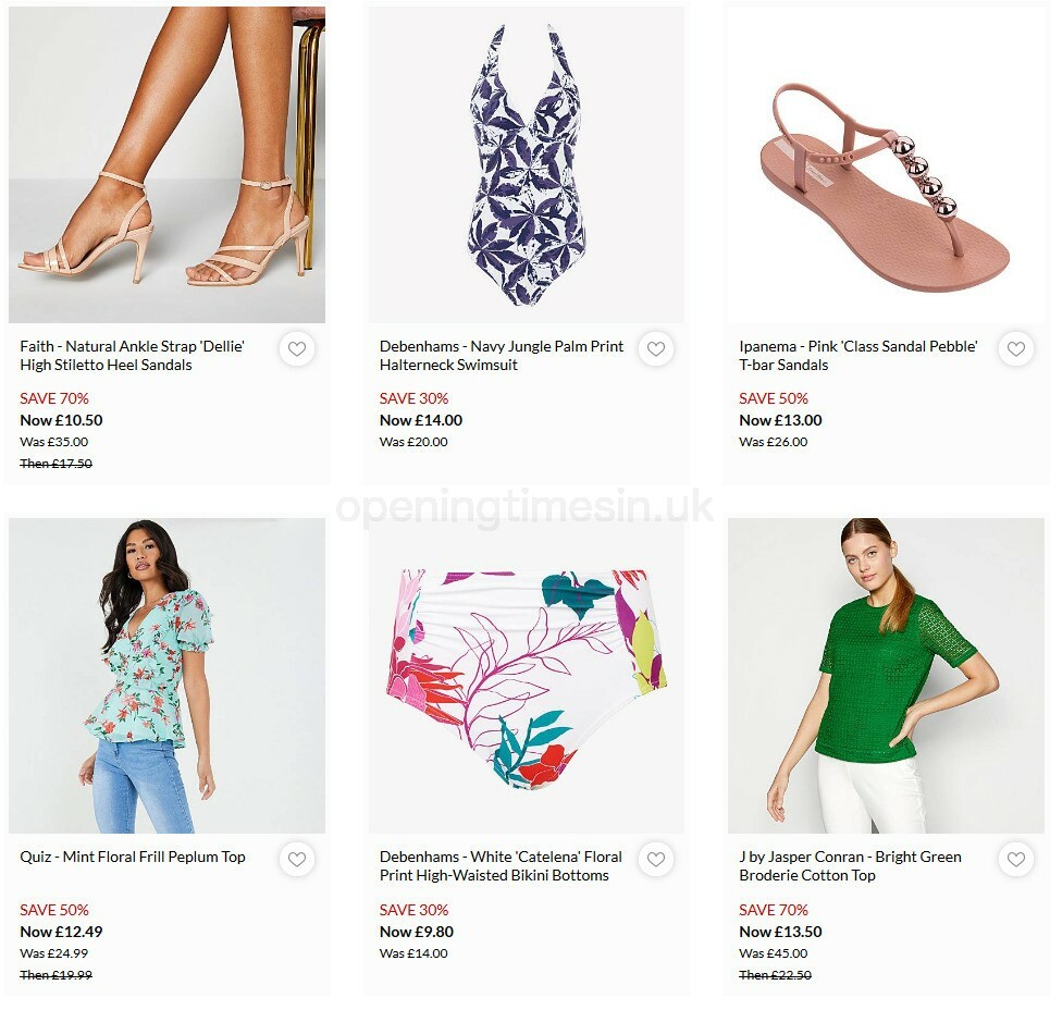 Debenhams Offers from 10 August