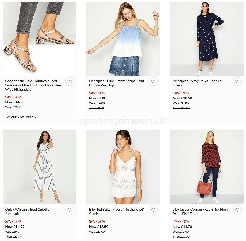 Debenhams Offers from 10 August