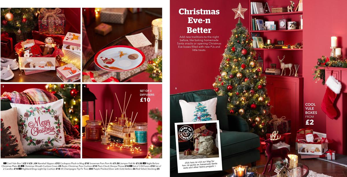 Dunelm Christmas Catalogue Offers from 28 October