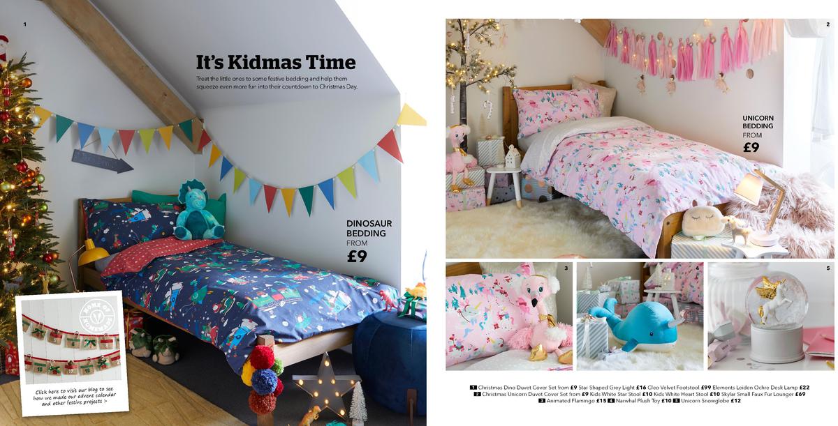 Dunelm Christmas Catalogue Offers from 28 October