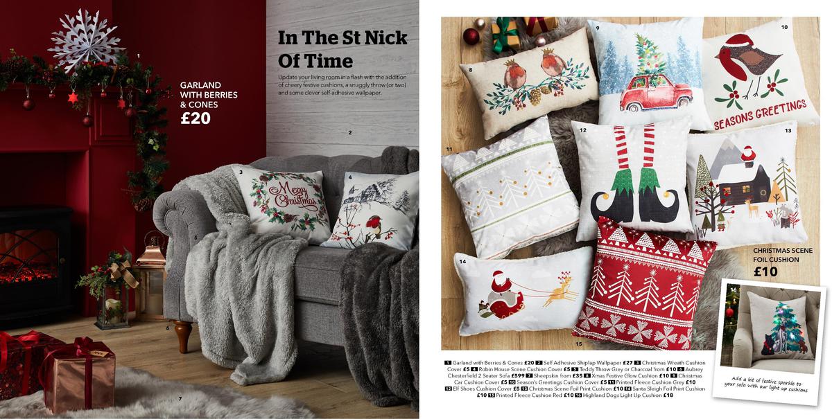 Dunelm Christmas Catalogue Offers from 28 October