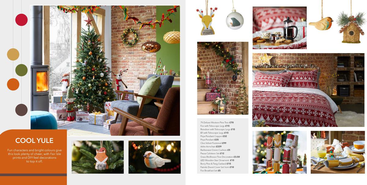 Dunelm Christmas Catalogue Offers from 28 October