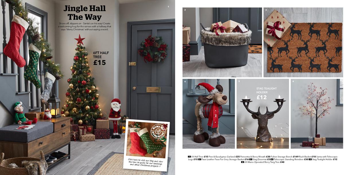 Dunelm Christmas Catalogue Offers from 28 October