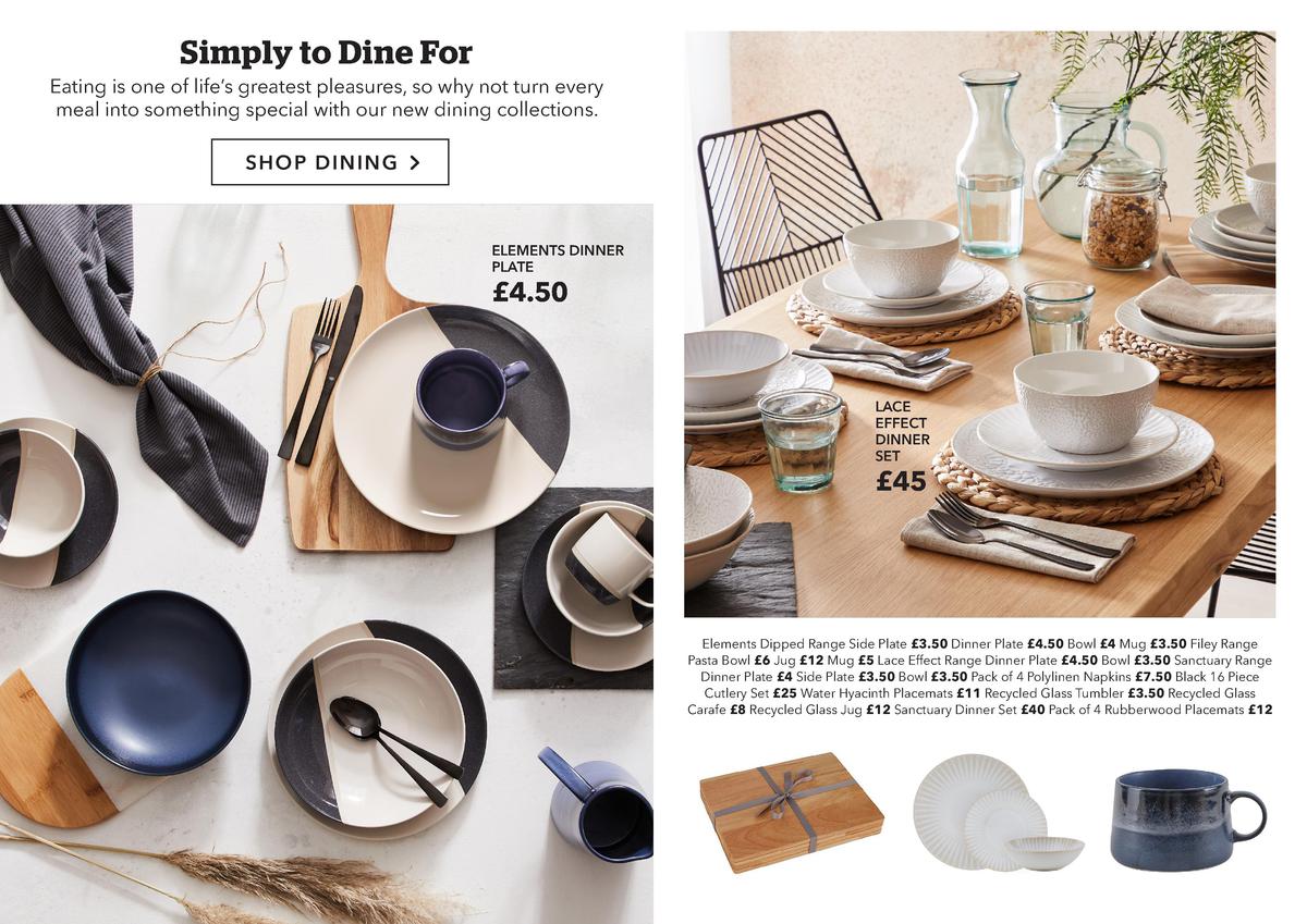 Dunelm Spring Catalogue Offers from 15 February