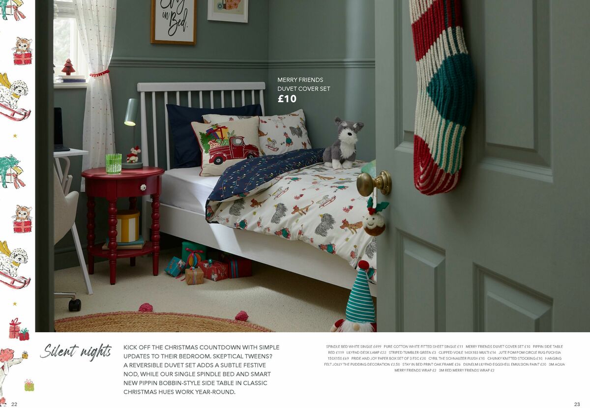 Dunelm Christmas Offers from 9 October