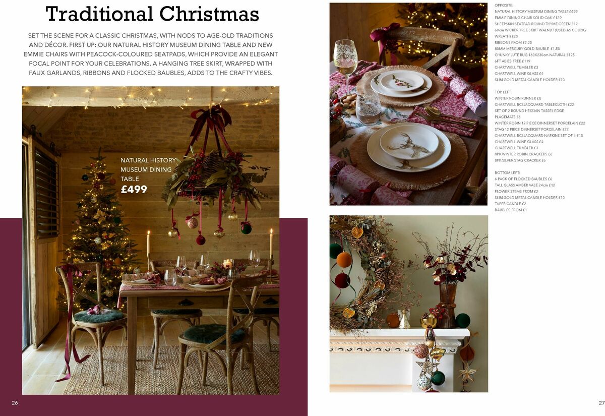 Dunelm Christmas Offers from 9 October