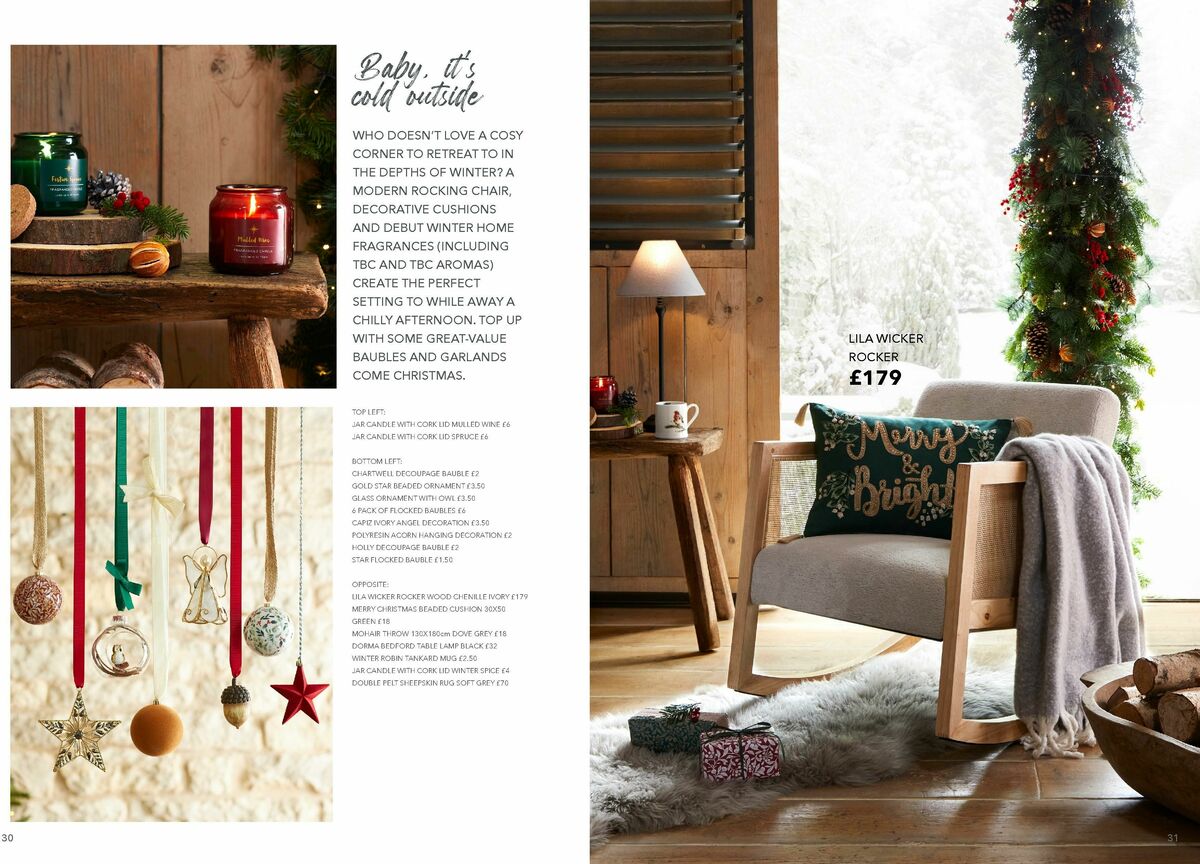 Dunelm Christmas Offers from 9 October