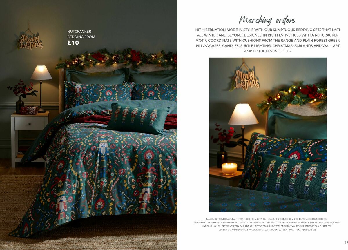 Dunelm Christmas Offers from 9 October