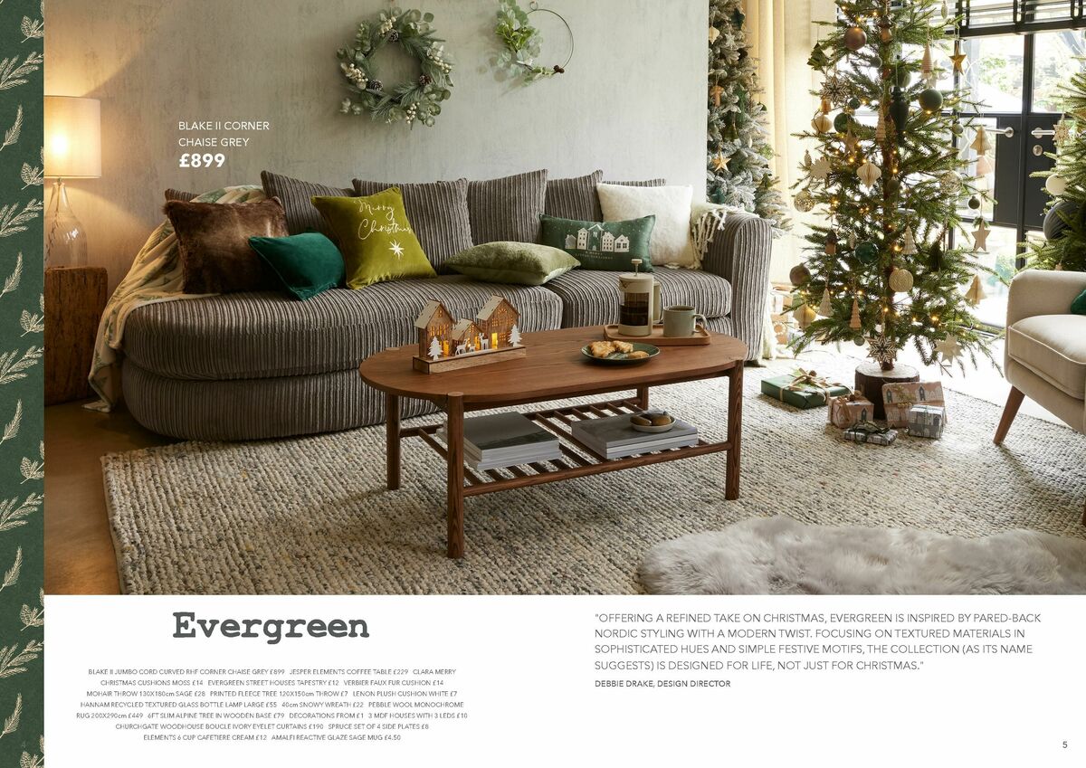 Dunelm Christmas Offers from 9 October