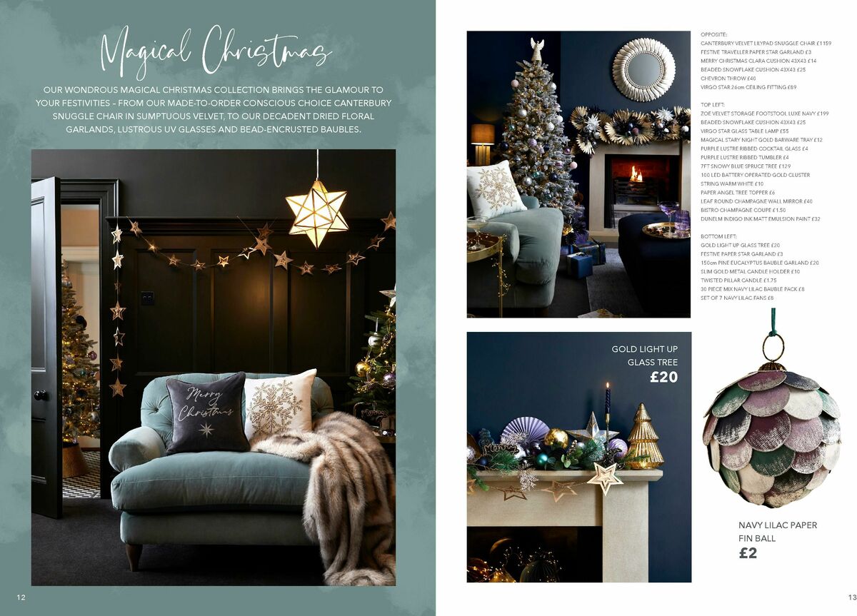 Dunelm Christmas Offers from 9 October