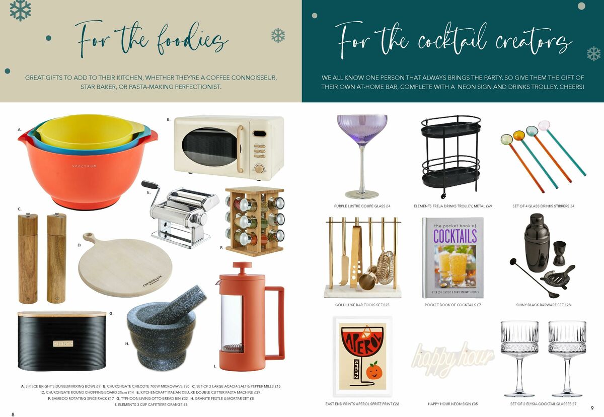 Dunelm Gift Guide Offers from 9 October