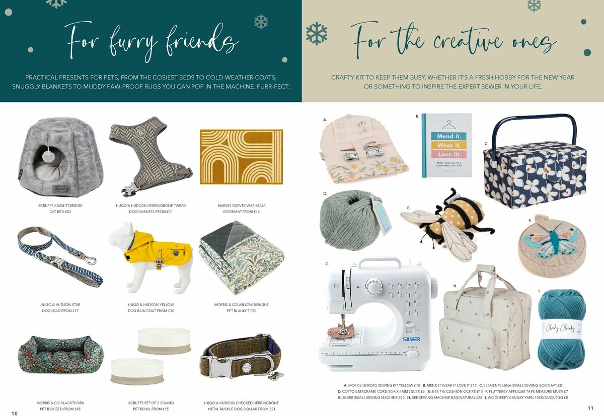 Dunelm Gift Guide Offers from 9 October