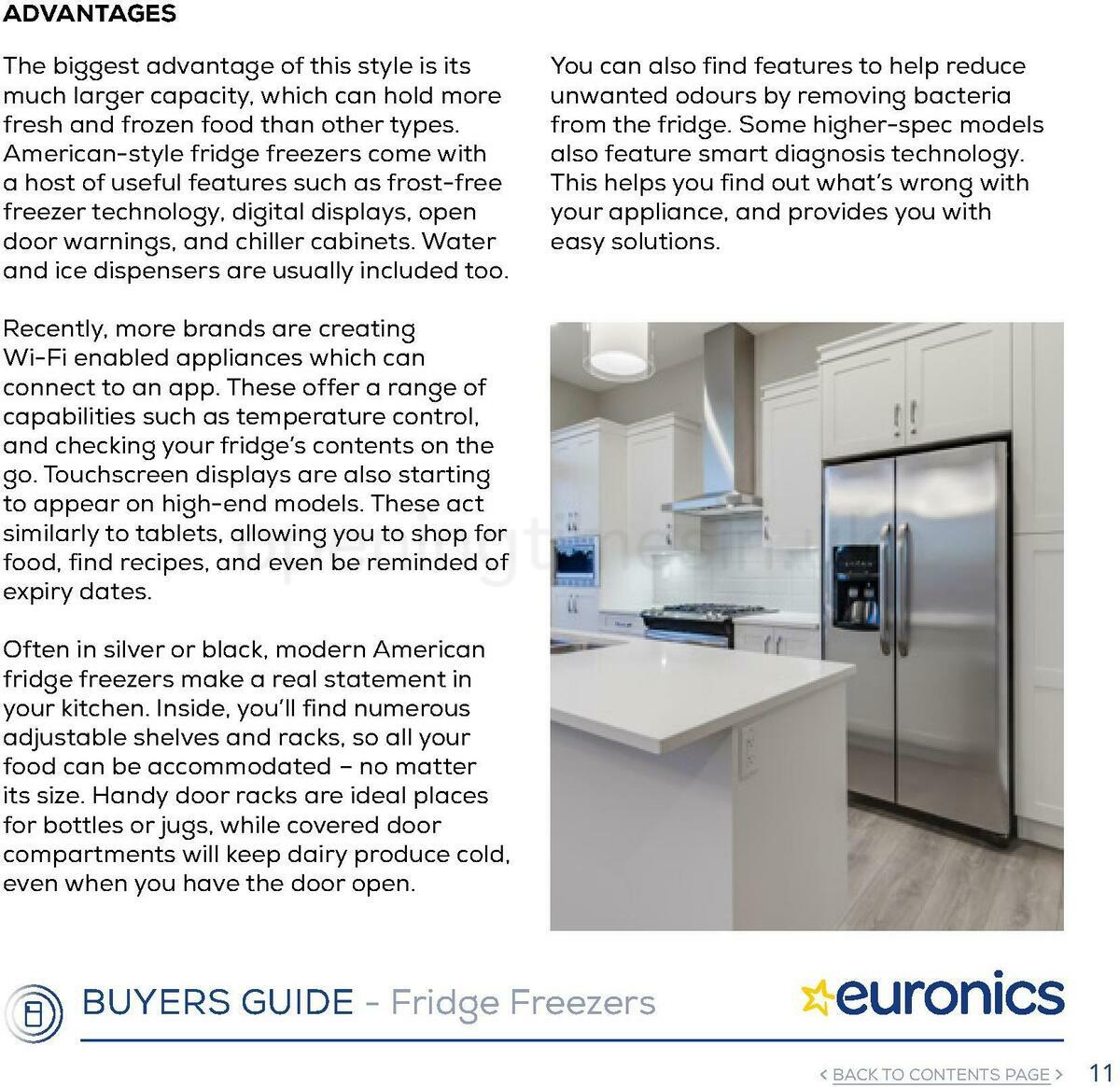 Euronics Fridge Freezers Buyers Guide Offers from 1 January