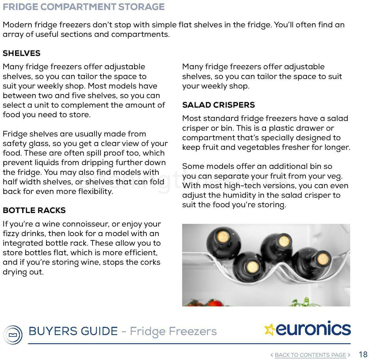 Euronics Fridge Freezers Buyers Guide Offers from 1 January