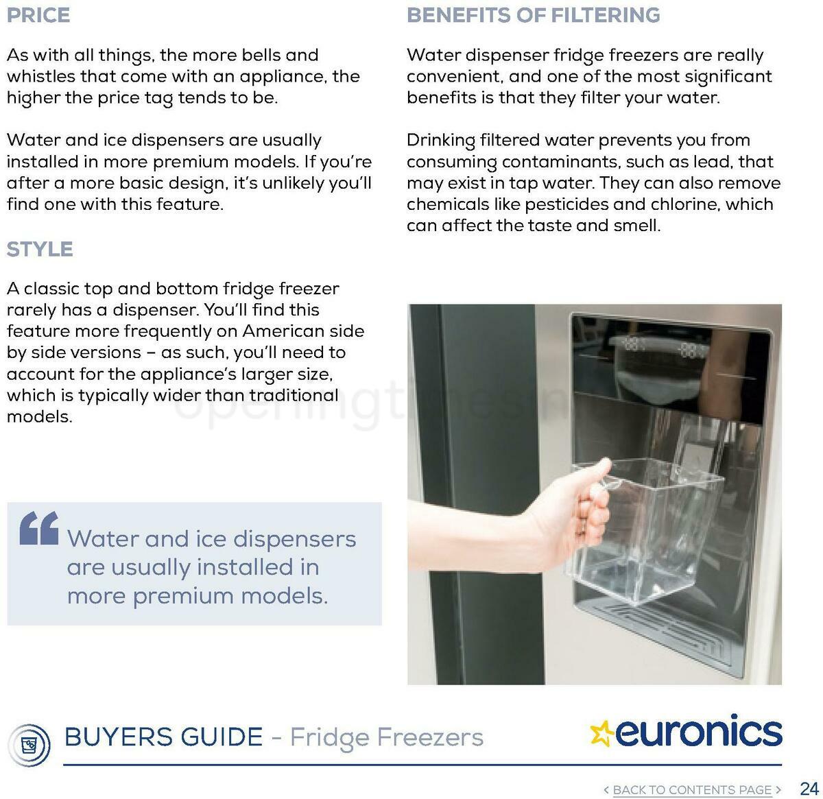 Euronics Fridge Freezers Buyers Guide Offers from 1 January