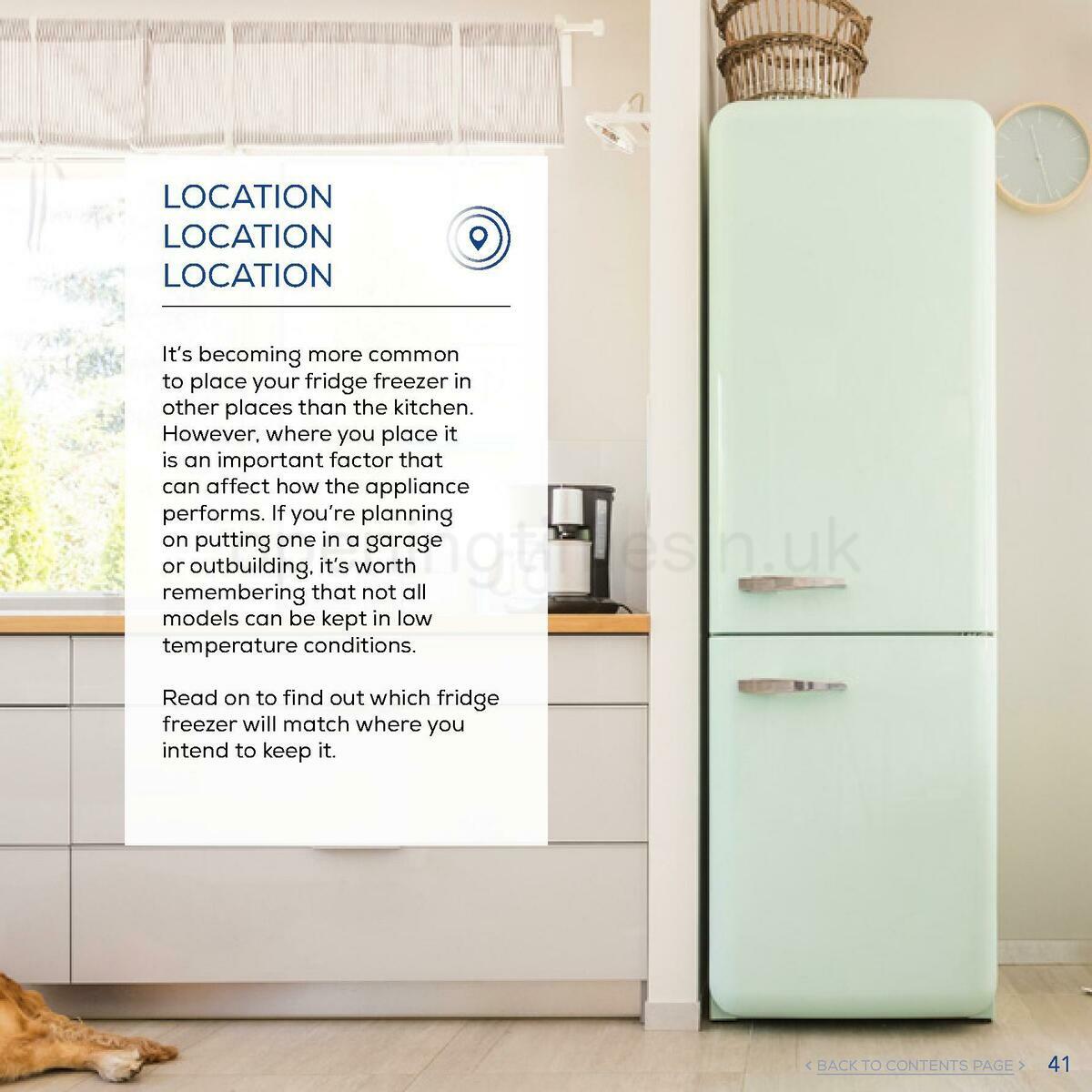 Euronics Fridge Freezers Buyers Guide Offers from 1 January