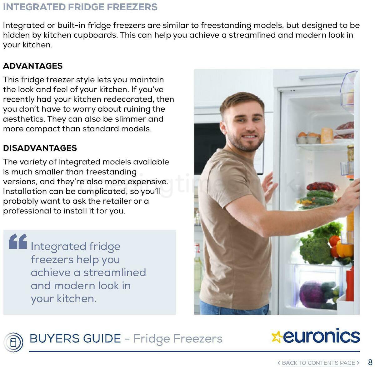 Euronics Fridge Freezers Buyers Guide Offers from 1 January