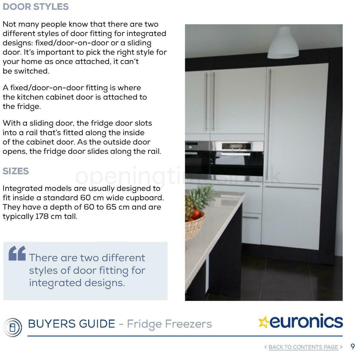 Euronics Fridge Freezers Buyers Guide Offers from 1 January