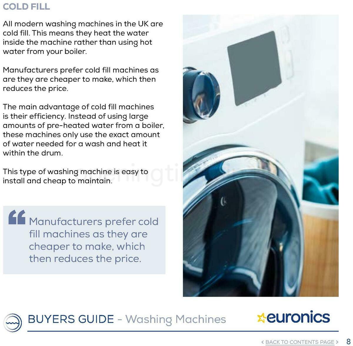 Euronics Washing Machines Buyers Guide Offers from 1 January