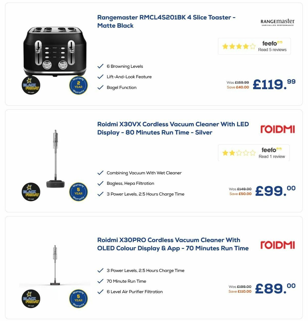 Euronics Offers from 1 November