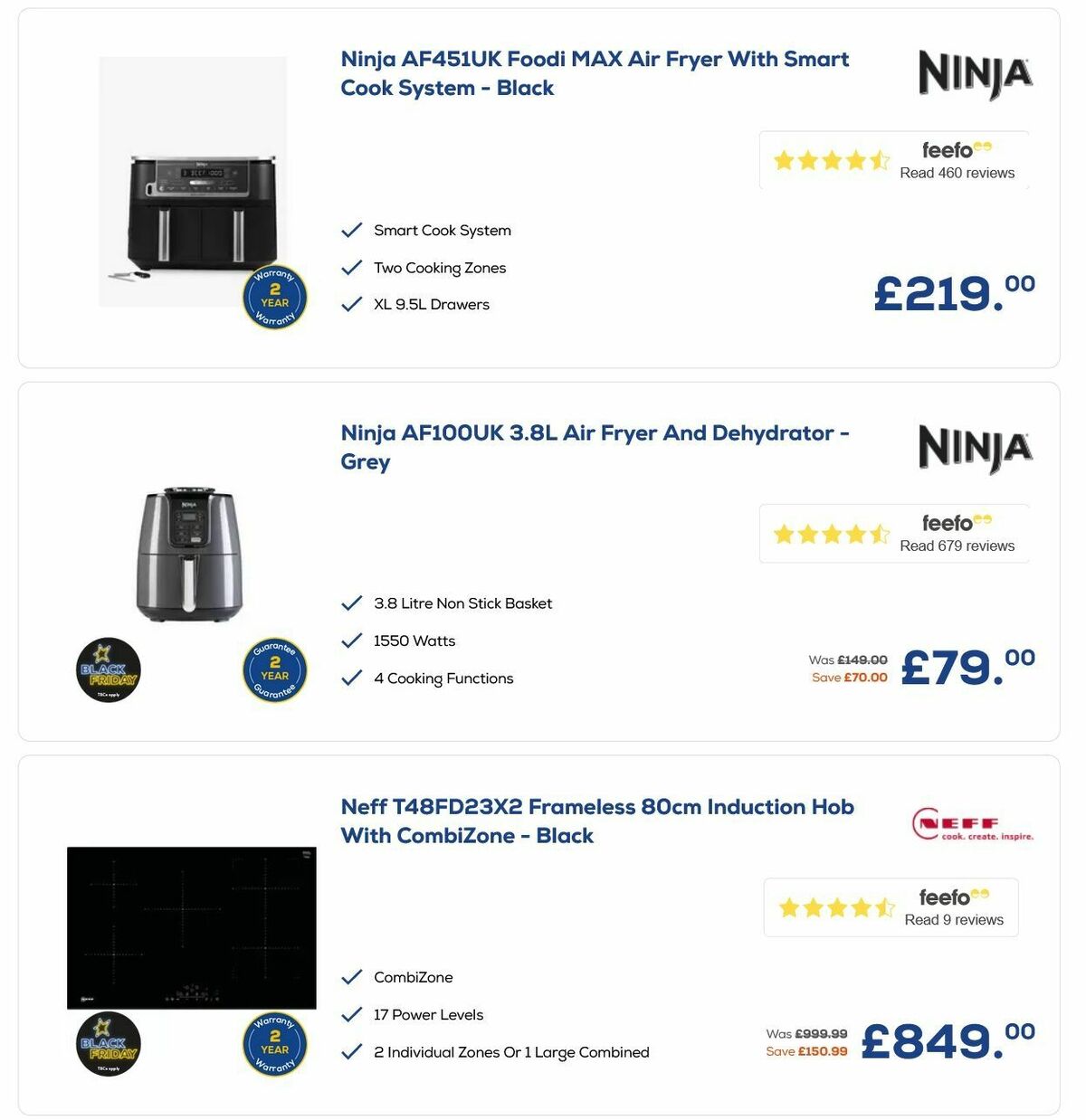 Euronics Offers from 1 November