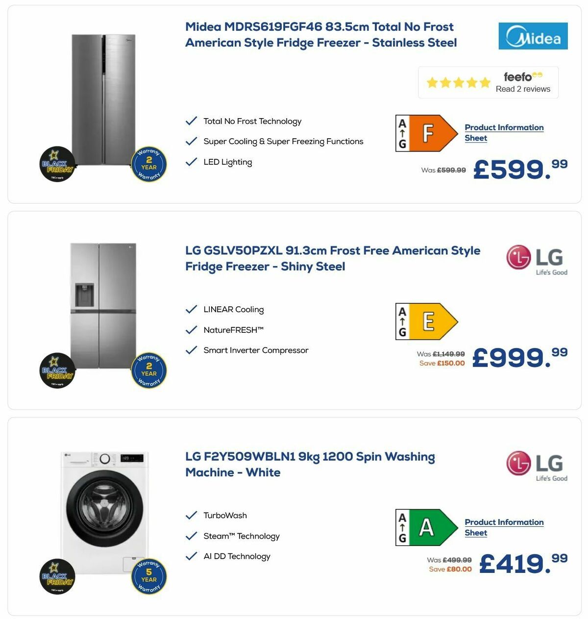 Euronics Offers from 1 November