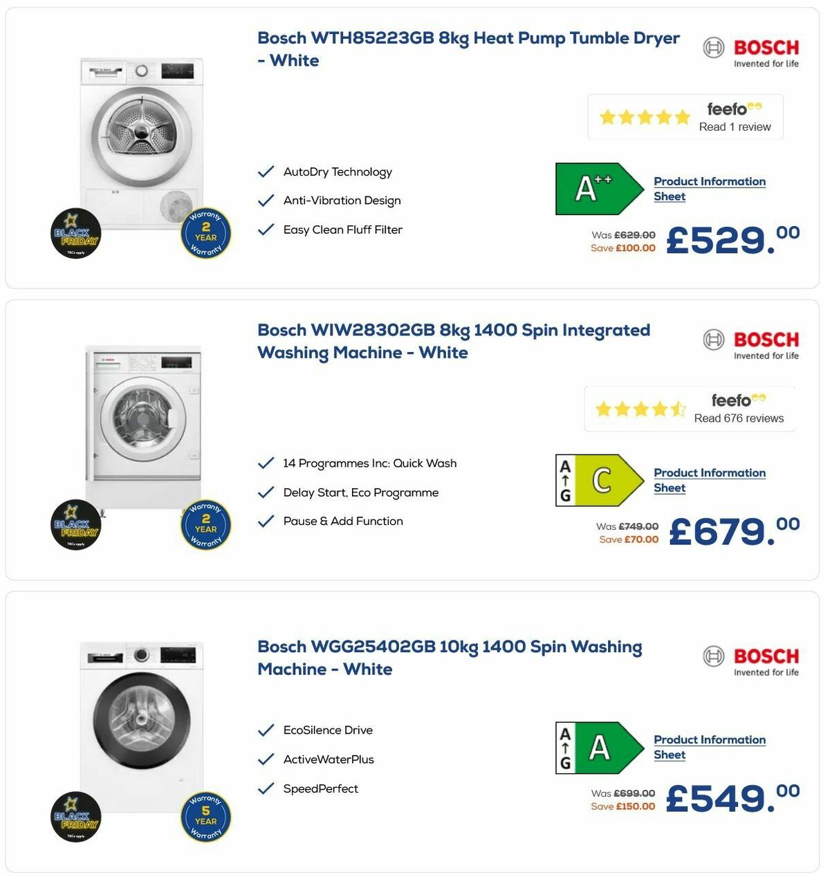 Euronics Offers from 1 November