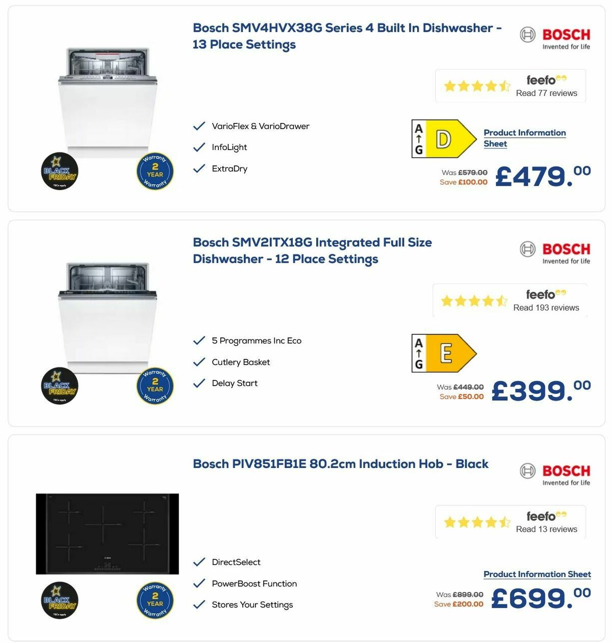 Euronics Offers from 1 November