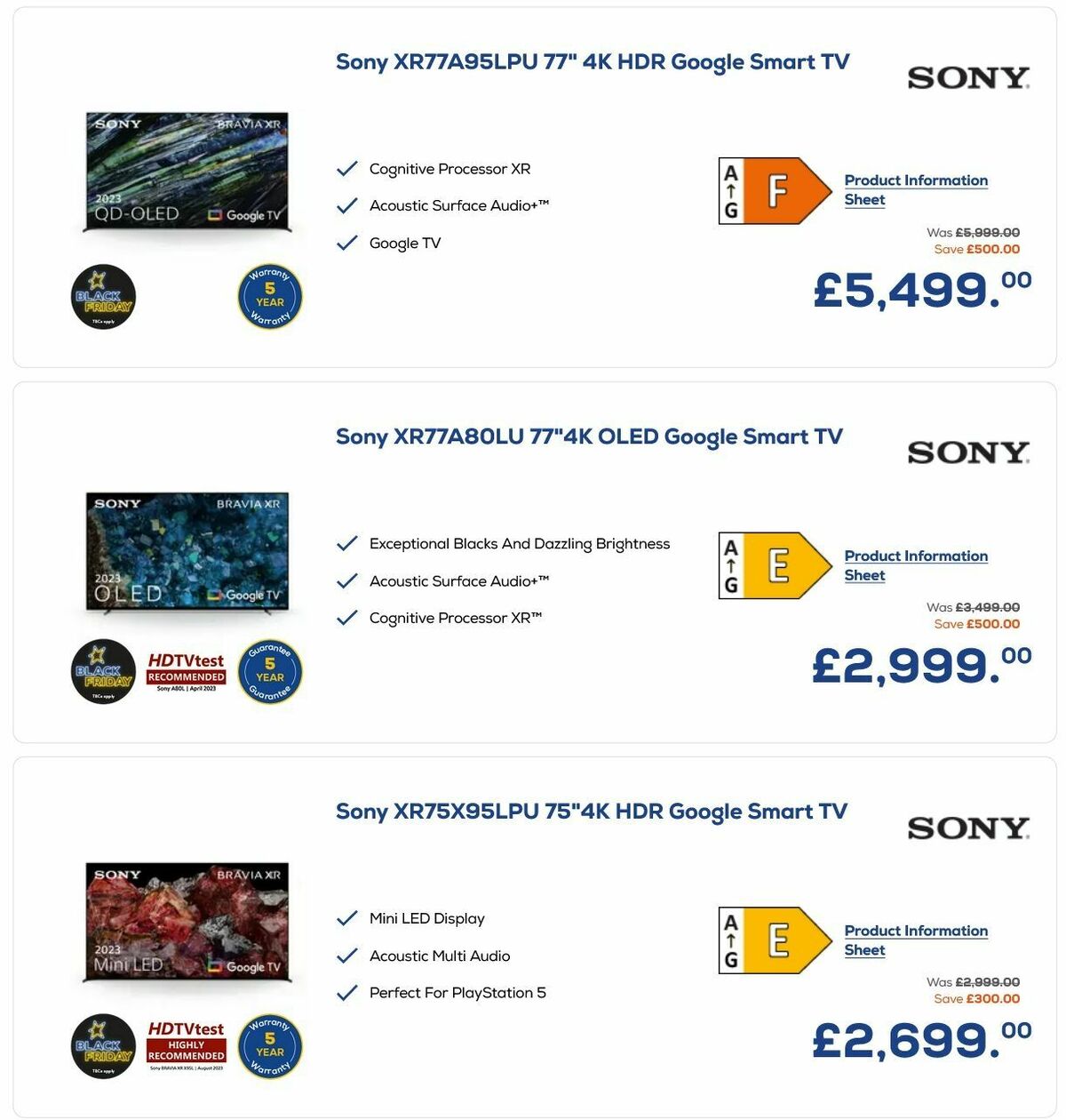 Euronics Offers from 1 November