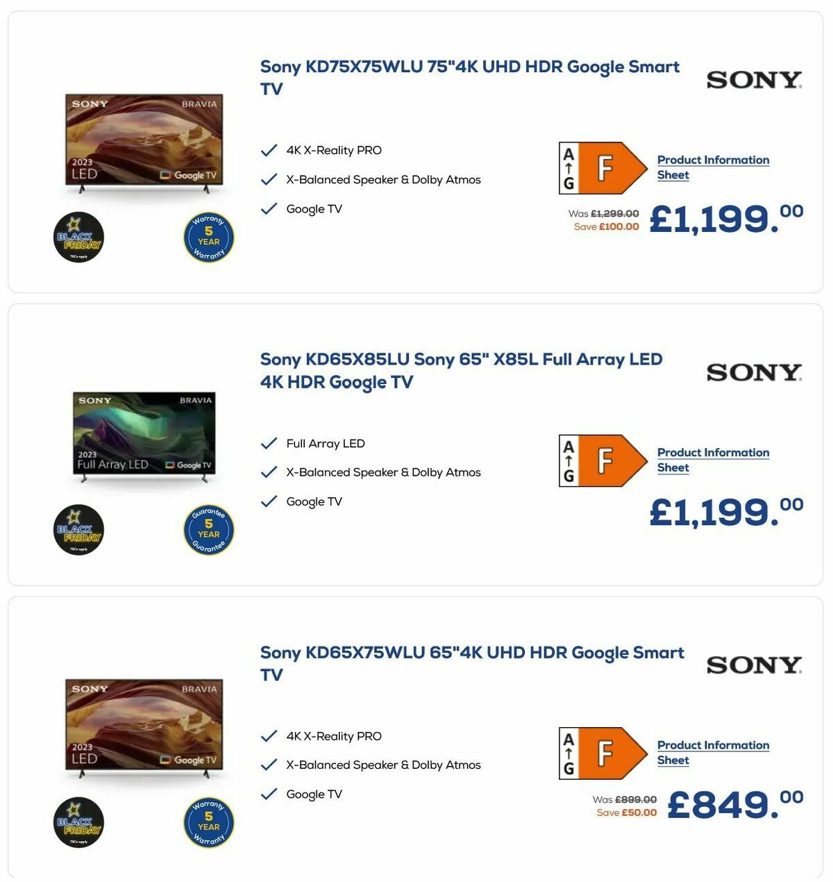 Euronics Offers from 1 November