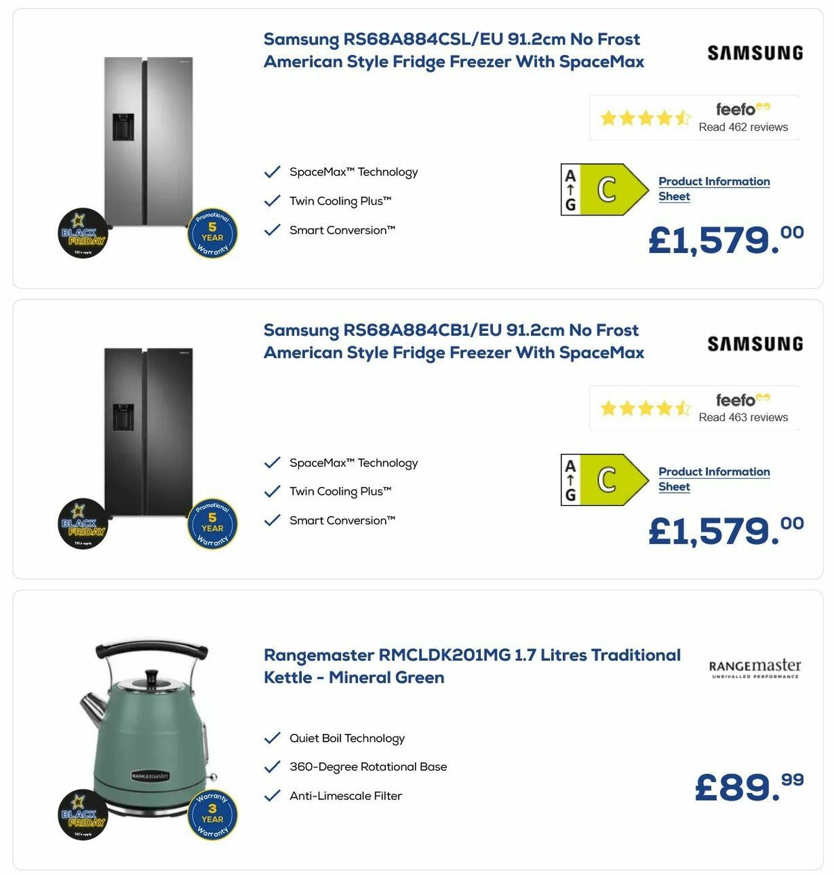 Euronics Offers from 1 November