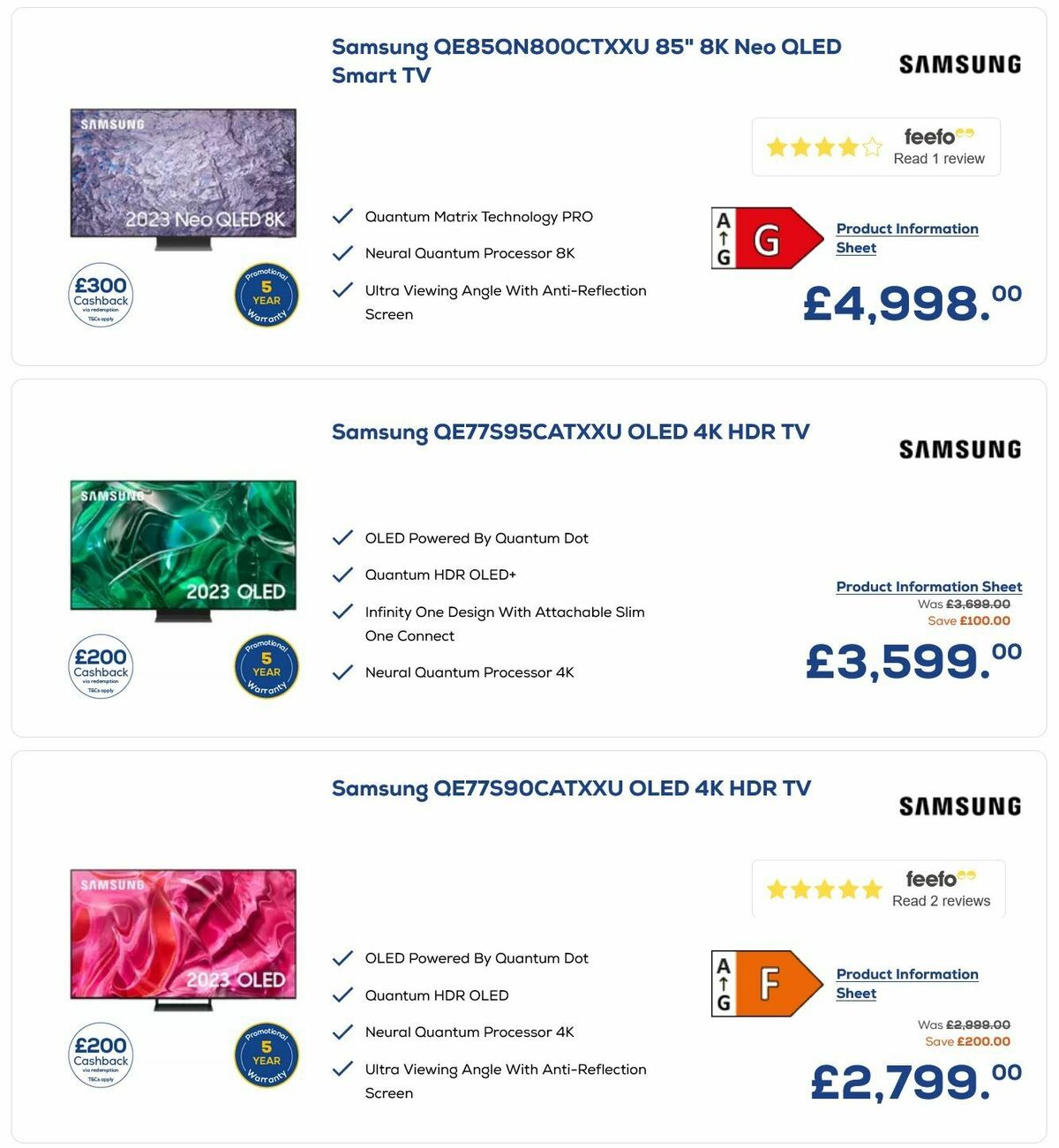 Euronics Offers from 1 December