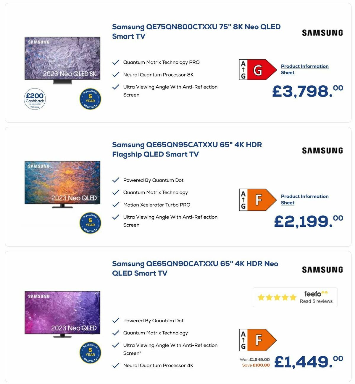 Euronics Offers from 1 December