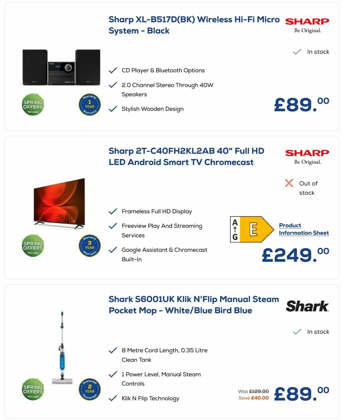 Euronics Offers from 20 March