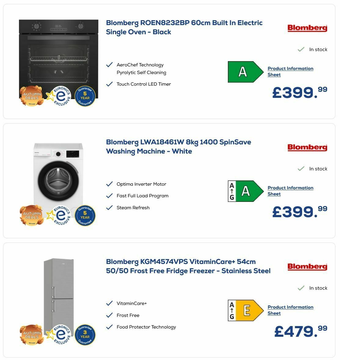 Euronics Offers from 11 September