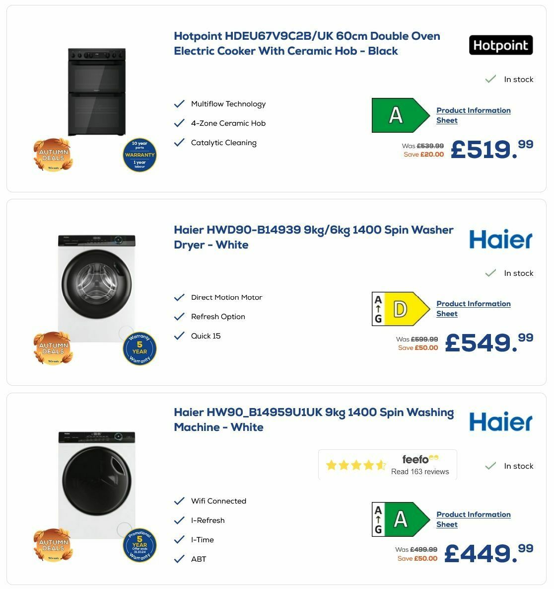 Euronics Offers from 11 September