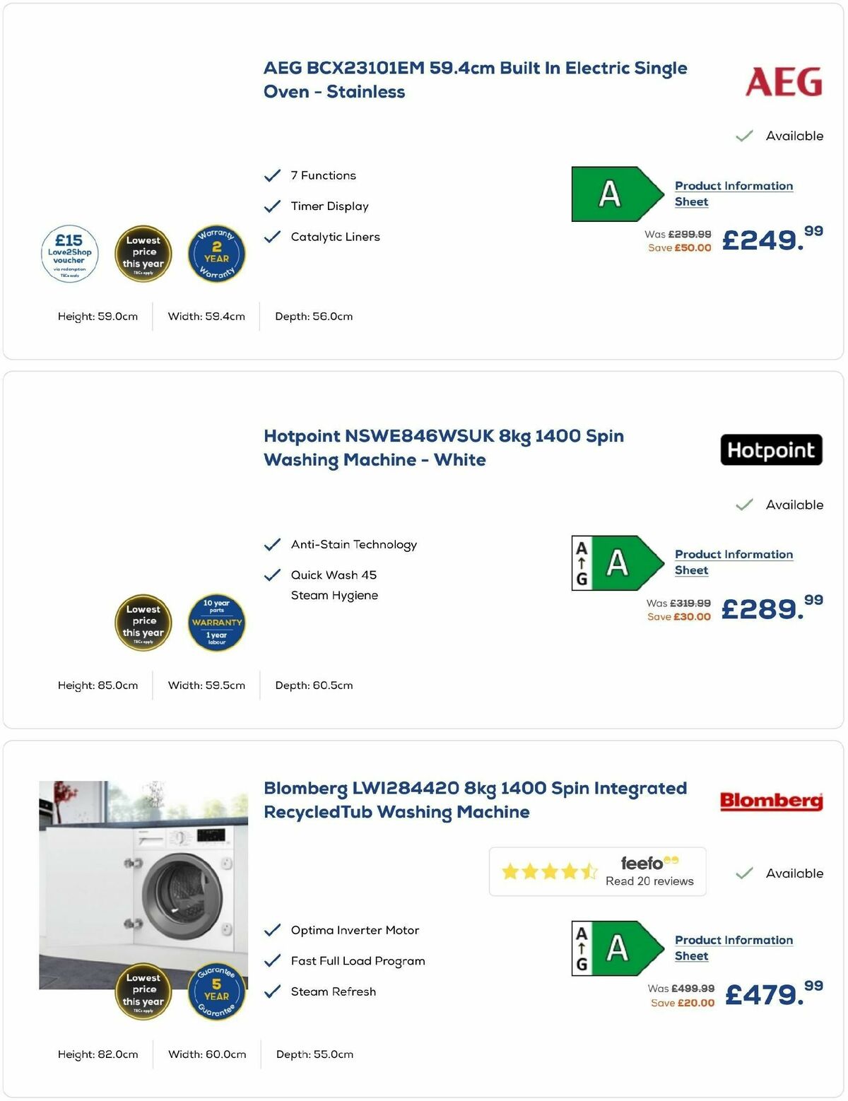 Euronics Offers from 30 October