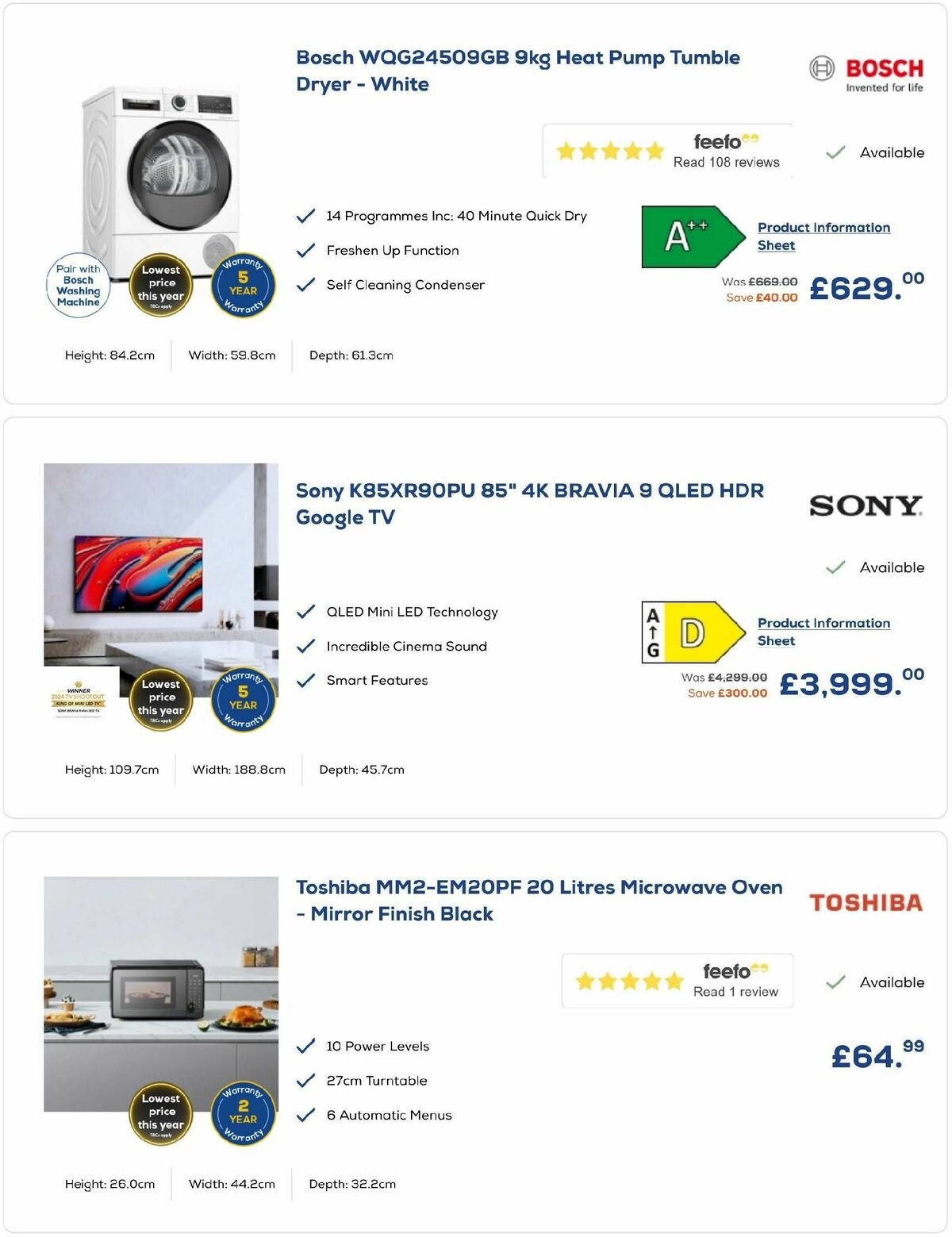 Euronics Offers from 30 October