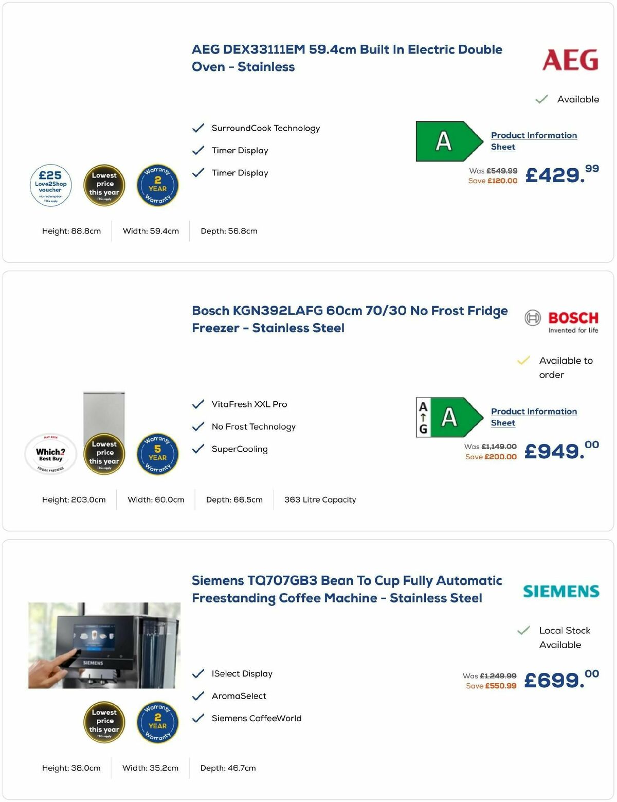 Euronics Offers from 30 October