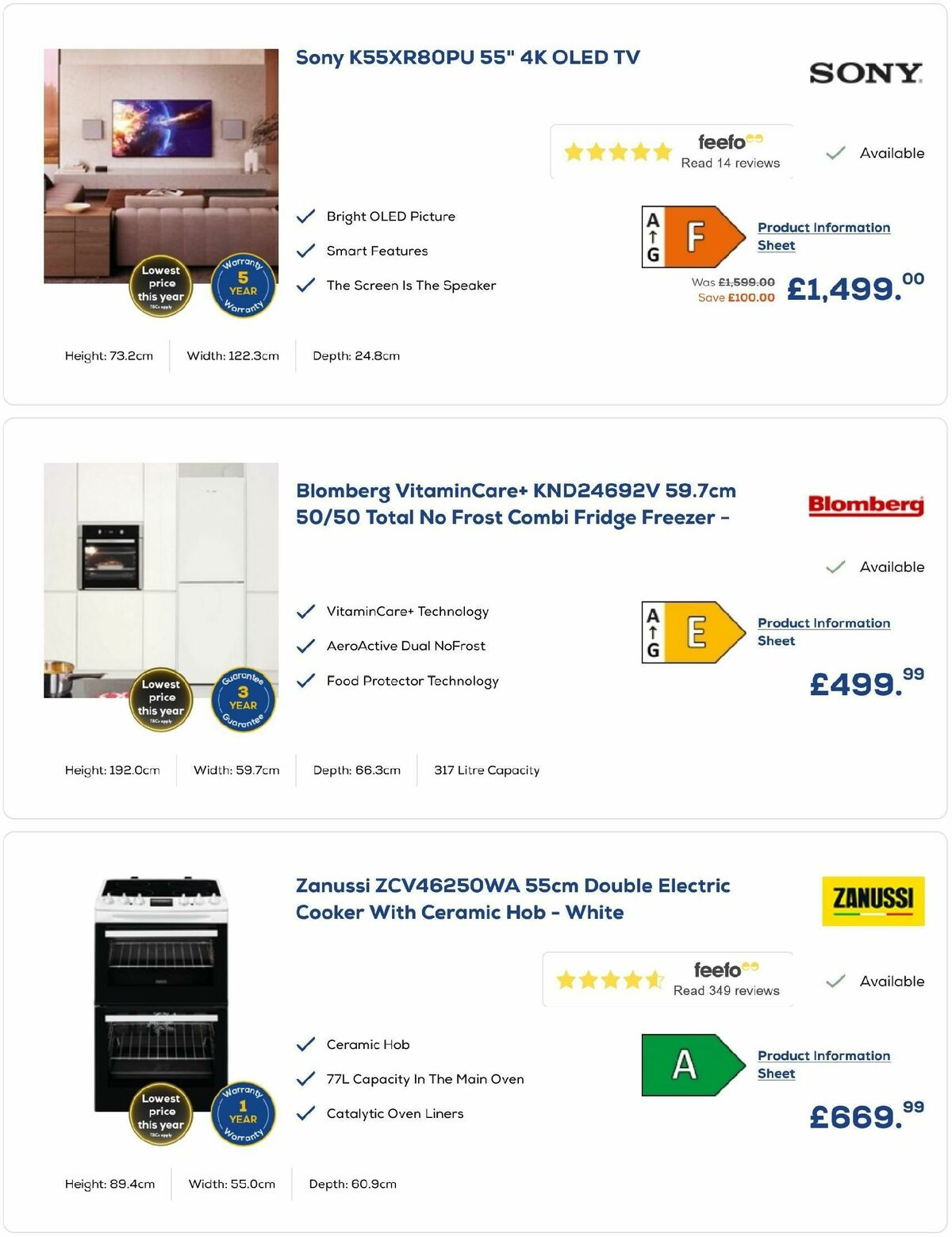 Euronics Offers from 30 October