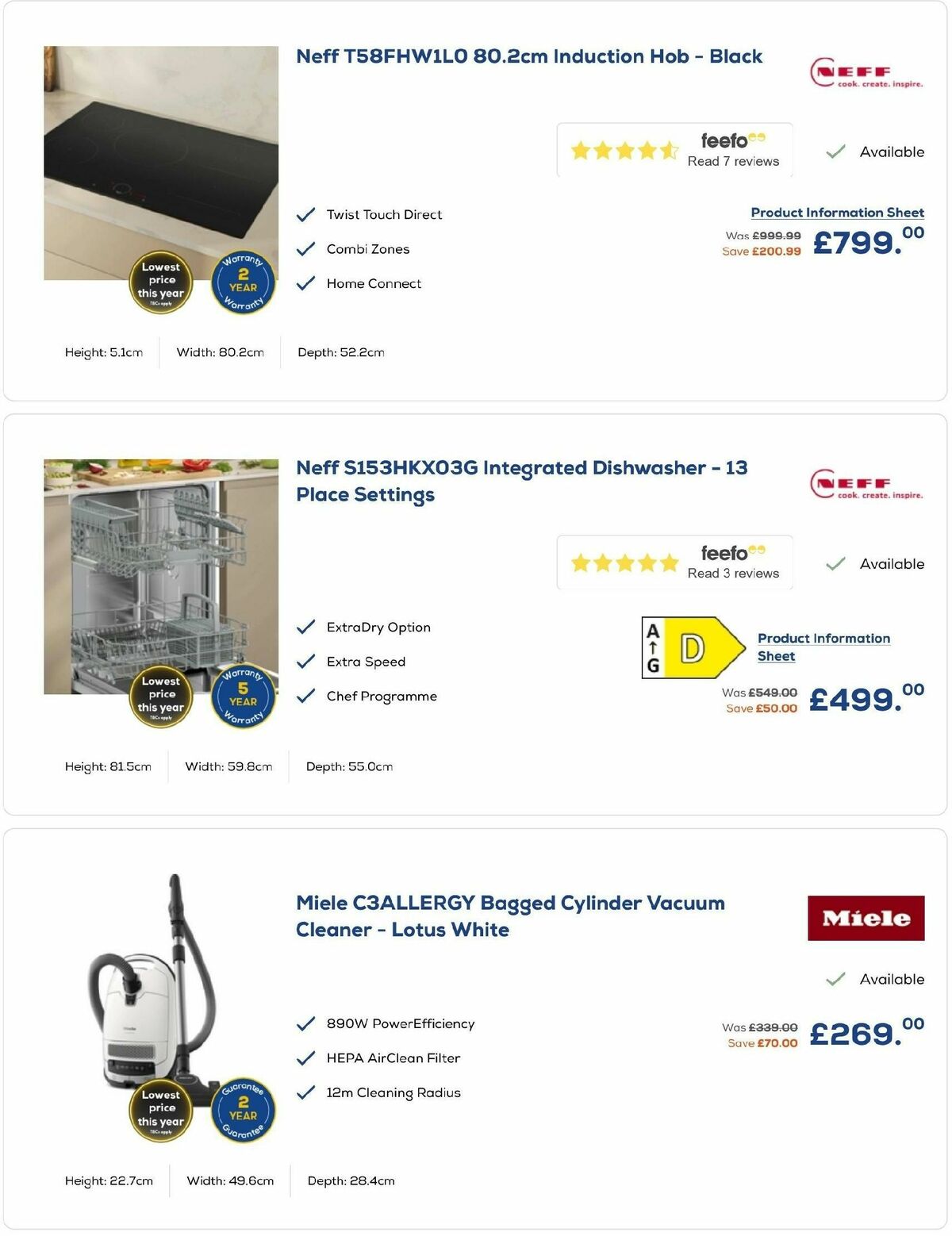 Euronics Offers from 30 October